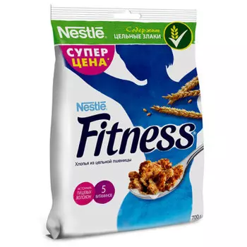 Готовый завтрак Fitness 700г пакет Nestle
