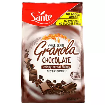 Готовый завтрак гранола 350 г злаковые хлопья с шоколадом