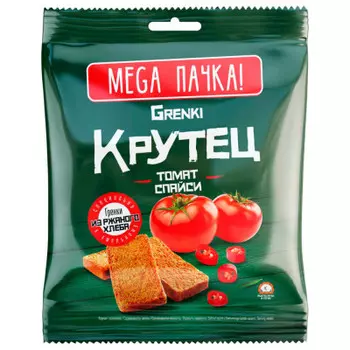 Гренки крутец 130 г томат спайси