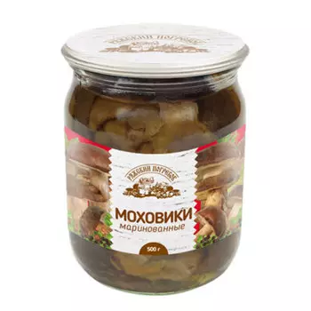 Грибы маринованные моховики Ряжский погребок 500г