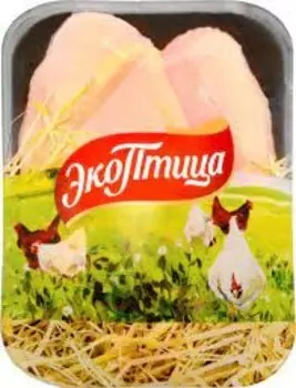 Грудка цыпленка бройлера охл на лотке экоптица