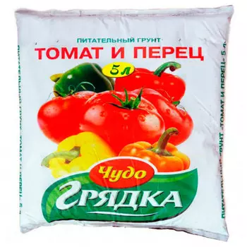 Грунт торфяной томат и перец 5 л селигер