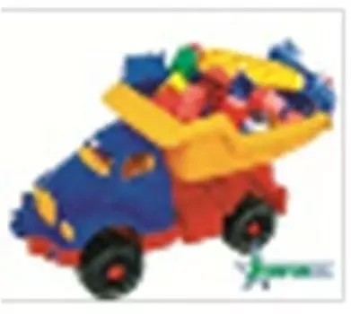 Грузовик нордпласт космический с набором конструктора 42 детали 526