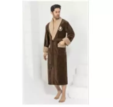 Халат мужской трига шалька ambiella a-1180 коричневый