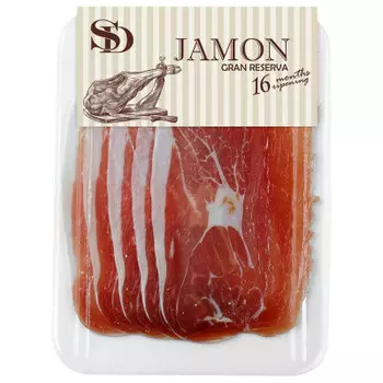 Хамон мраморный свинина сыровяленная 70 г сытный дом