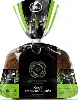 Хлеб альпийский нарезанный 300 г лимак