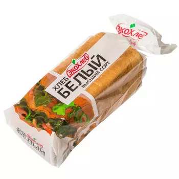 Хлеб белый нарезанный 450г Экохлеб