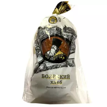 Хлеб боярский нарезанный 380г русский хлеб