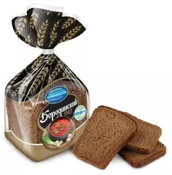 Хлеб бородинский нарезанный 400г коломенское