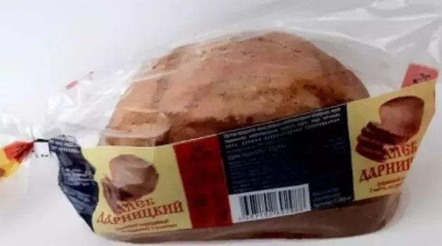 Хлеб дарницкий формовой нарезанный 350 г тобус