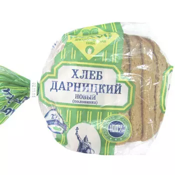 Хлеб Дарницкий формовой половинка нарезанный 325г Колос