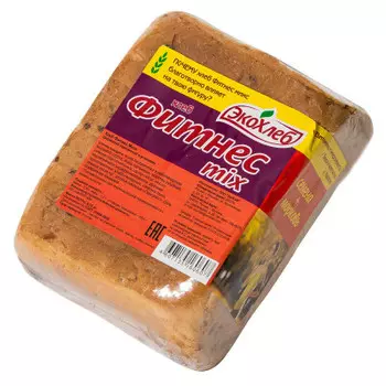 Хлеб фитнес микс нарезанный 250г экохлеб