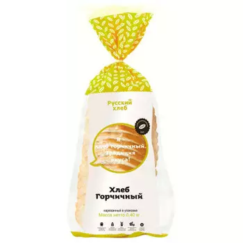 Хлеб горчичный нарезанный 400г Русский хлеб