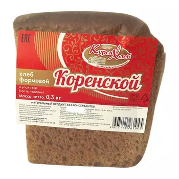 Хлеб коренской 300г Курскхлеб ОАО