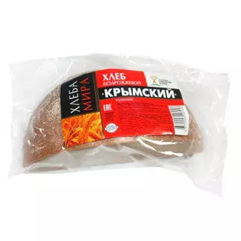 Хлеб крымский бездрожжевой 300г свежий хлеб