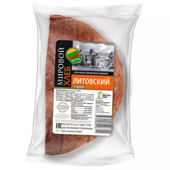 Хлеб литовский нарезанный 250г Свежий хлеб