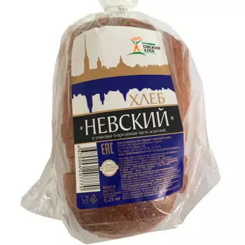 Хлеб невский нарезанный 250г свежий хлеб