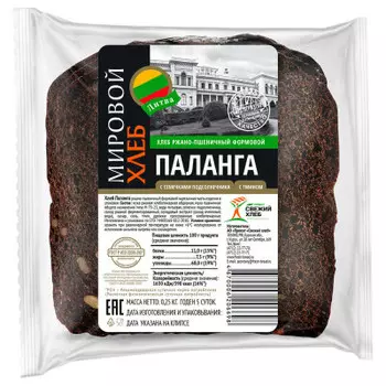 Хлеб паланга нарезанный 250 г свежий хлеб