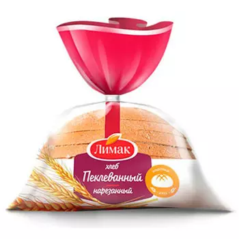 Хлеб пеклеванный подовый нарезанный 400г лимак