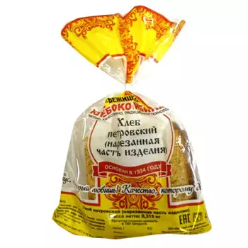 Хлеб петровский нарезанный 315г Бежицкий хлебокомбинат
