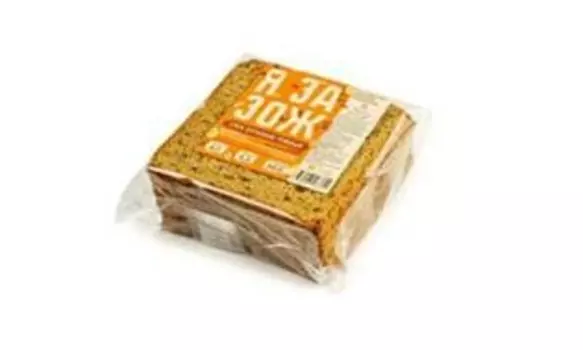 Хлеб я за зож зерновой темный нарезанный 200 г родные просторы