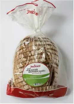 Хлеб ржаной фермерский нарезанный 300 г экохлеб