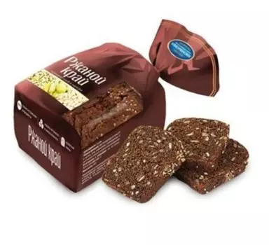 Хлеб ржаной край зерновой нарезанный 300г коломенское