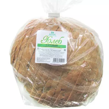 Хлеб ситный с ржаной сеяной мукой нарезанный 600г Колос