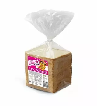 Хлеб тостовый нарезанный 275г свежий хлеб