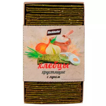 Хлебцы блокбастер 130 г хрустящие с луком