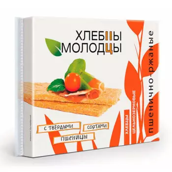 Хлебцы Молодцы 100г пшенично-ржаные молодец