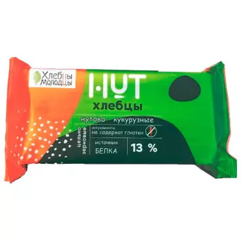 Хлебцы Молодцы нут 40г нутово-кукурузные