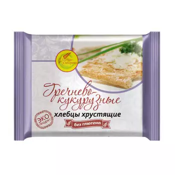 Хлебцы Шугарофф 60г гречнево-кукурузные безглютеновые