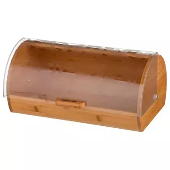 Хлебница 36*21*17 см агнесс кантри деревянная с пластиковой крышкой 938-043