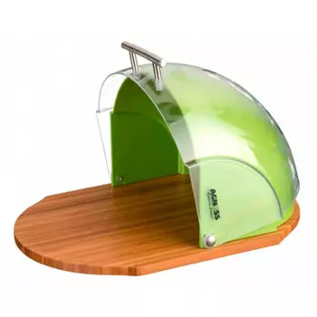 Хлебница деревянная агнесс с комбинированной крышкой 36*26*20 см 938-012