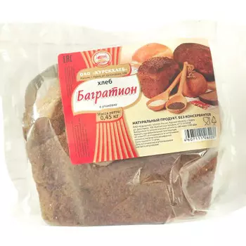 Хлебушек багратион 450г курскхлеб оао
