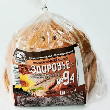 Хлебушек здоровье нарезанный 250 г тамбовский хлебокомбинат