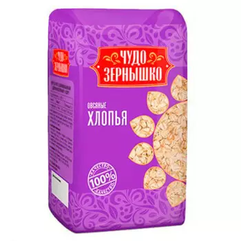 Хлопья Чудо Зернышко 400г овсяные