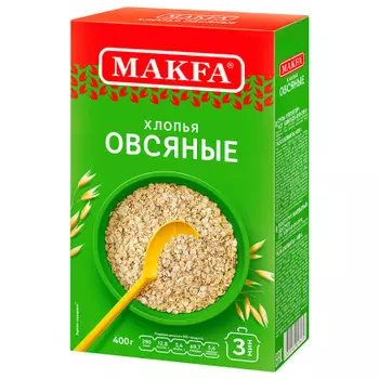 Хлопья MAKFA 400г овсяные