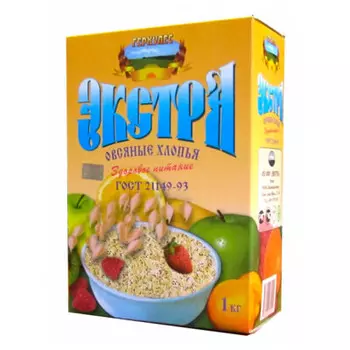Хлопья овсяные №3 1кг Экстра орел