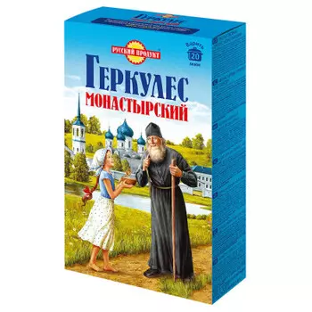 Хлопья овсяные геркулес русский продукт 500г монастырский