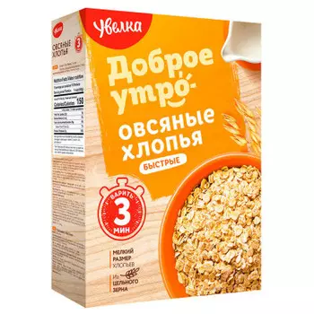 Хлопья увелка 400 г овсяные
