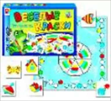 Игра настольная радуга твоя игра веселые краски c-593/b