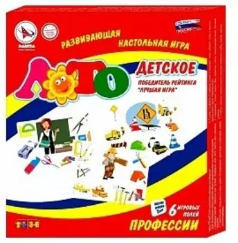 Игра настольная ракета лото профессии р2167