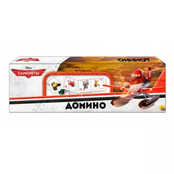 Игра настольная Рыжий Кот домино Disney самолеты-5 ин-1723