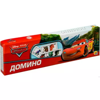 Игра настольная Рыжий Кот домино Disney тачки-6 ин-1720