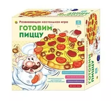 Игра настольная рыжий кот готовим пиццу ин-0407
