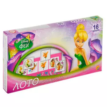 Игра настольная Рыжий Кот лото Disney феи-3 ин-1595