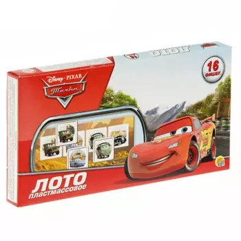 Игра настольная Рыжий Кот лото Disney тачки-5 ин-1594