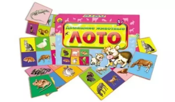 Игра настольная рыжий кот лото домашние животные ин-7448